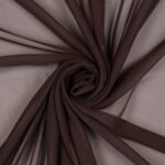 Tessuto Chiffon Creos - al Metro - Cioccolato