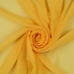 Tessuto Chiffon Creos - al Metro - Giallo Sole