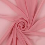 Tessuto Chiffon Creos - al Metro - Rosa Petalo