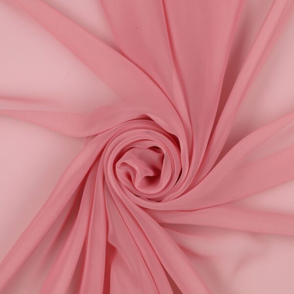 Tessuto Chiffon Creos - al Metro - Rosa Petalo