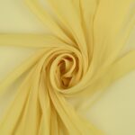 Tessuto Chiffon Creos - al Metro - Giallo Canarino