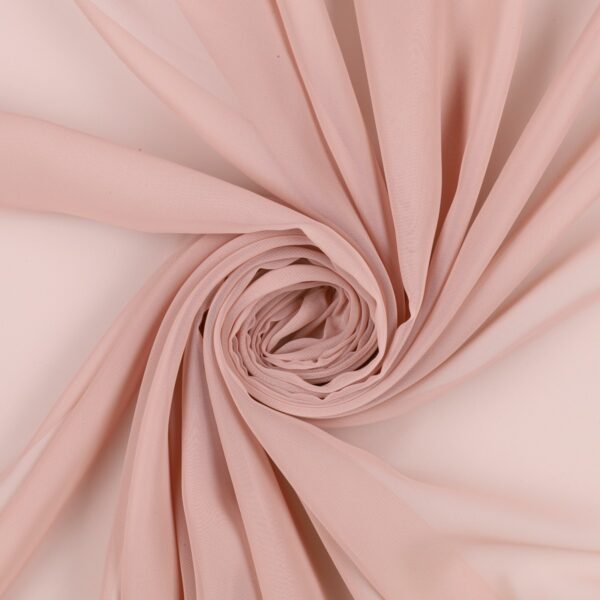 Tessuto Chiffon Creos - al Metro - Nudo Roseo