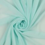 Tessuto Chiffon Creos - al Metro - Tiffany Chiaro