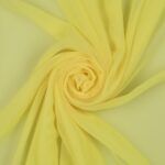 Tessuto Chiffon Creos - al Metro - Giallo Chiaro