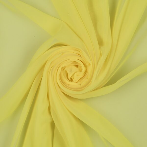 Tessuto Chiffon Creos - al Metro - Giallo Chiaro