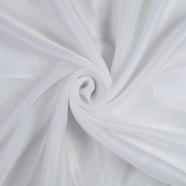Tessuto Doppia Organza - al Metro - Bianco Seta