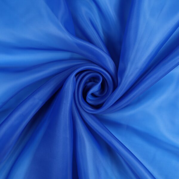 Tessuto Doppia Organza - al Metro - Blu Royal