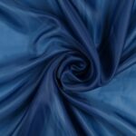 Tessuto Doppia Organza - al Metro - Blu Navy