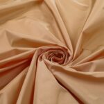 Tessuto Taffetà Unito - al Metro - Beige Scuro - Mezzo Metro
