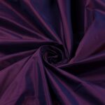 Tessuto Taffetà Unito - al Metro - Viola riflesso Blu - Mezzo Metro