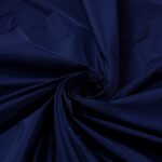 Tessuto Taffetà Unito - al Metro - Blu Tampone - Mezzo Metro