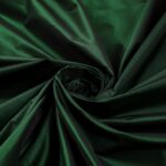 Tessuto Taffetà Unito - al Metro - Verde Scuro - Mezzo Metro