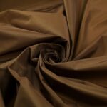 Tessuto Taffetà Unito - al Metro - Cioccolato - Mezzo Metro