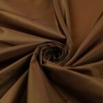 Tessuto Taffetà Unito - al Metro - Bronzo Scuro - Mezzo Metro