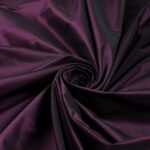 Tessuto Taffetà Unito - al Metro - Fucsia riflesso Nero - Mezzo Metro