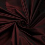 Tessuto Taffetà Unito - al Metro - Rosso Mattone - Mezzo Metro