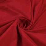 Tessuto Taffetà Unito - al Metro - Rosso - Mezzo Metro