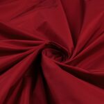 Tessuto Taffetà Unito - al Metro - Rosso India - Mezzo Metro