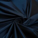 Tessuto Taffetà Unito - al Metro - Blu Petrolio - Mezzo Metro