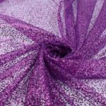 Tulle Glitter Diamante - Viola Glitter Viola