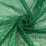 Tulle Glitter Diamante - Verde Bandiera Glitter Verde Bandiera