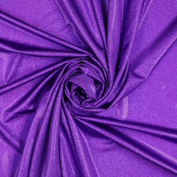 Lycra Fantasia Glitter Puntinato New - al Metro - Viola