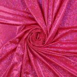 Lycra Fantasia Specchio New - al Metro - Fucsia Fluo