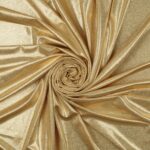 Lycra Fantasia Stardust - al Metro - Nudo Glitter Oro