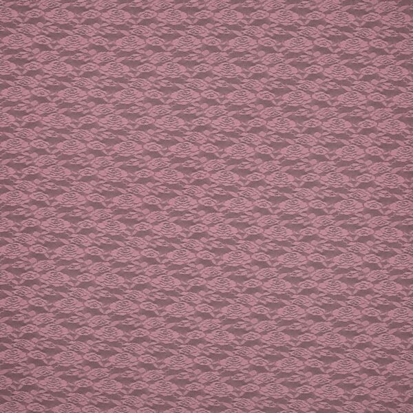 Merletto Melodia di Rose - Bielastico 00283 - al Metro - Rosa Antico