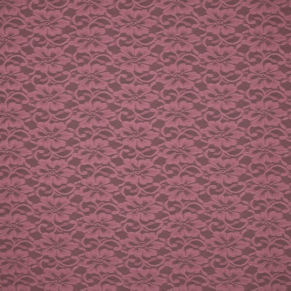 Merletto Fior d'Amore - Bielastico 00329 - al Metro - Rosa Antico