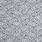 Merletto Giardino Segreto - Bielastico 3172 - al Metro - Bianco