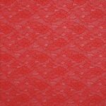 Merletto Giardino Segreto - Bielastico 3172 - al Metro - Rosso