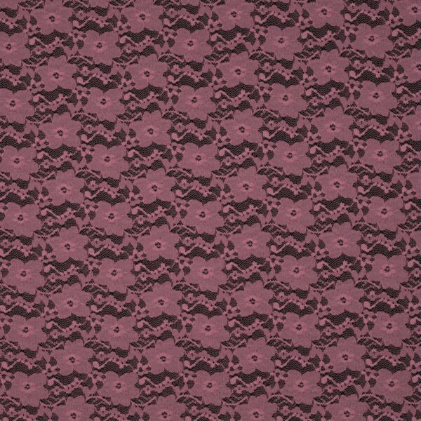Merletto Boccioli di Seta - Monoelastico 853 - al Metro - Rosa Antico
