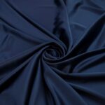 Cady Satin Monobava Debacato (Manoseta) - Blu Navy