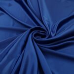 Cady Satin Monobava Debacato (Manoseta) - Blu Cina