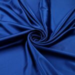 Cady Satin Monobava Debacato (Manoseta) - Blu Royal