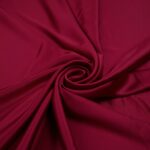 Cady Satin Monobava Debacato (Manoseta) - Rosso India
