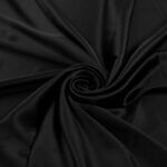 Cady Satin Monobava Debacato (Manoseta) - Nero