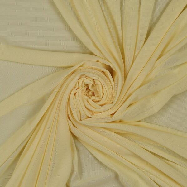 Tessuto Mesh (Tulle) Bielastico - Giallino