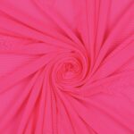 Tessuto Mesh (Tulle) Bielastico - Rosa Fluo - Mezzo Metro