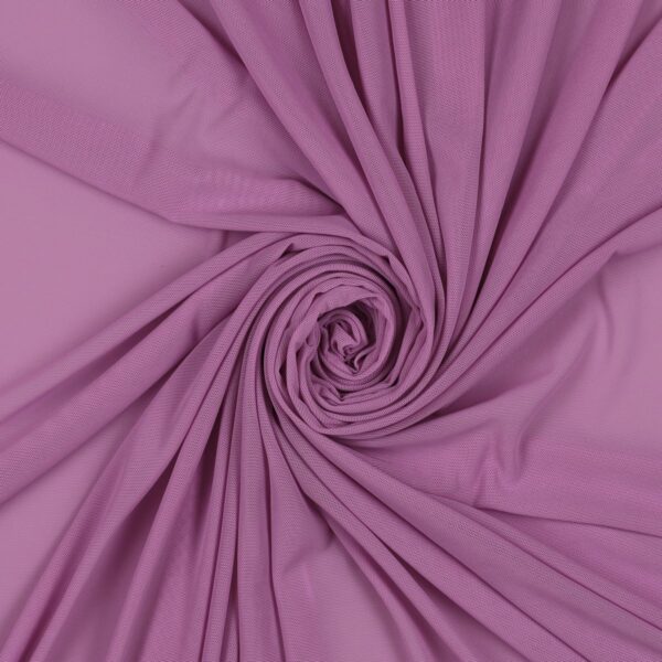 Tessuto Mesh (Tulle) Bielastico - Glicine - Mezzo Metro