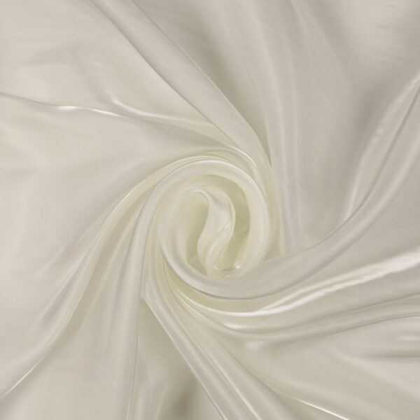 Organza Lucida - al Metro - Bianco Seta