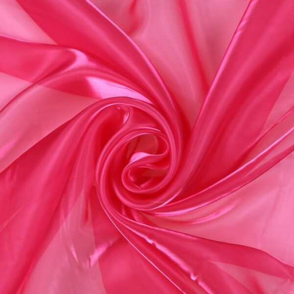 Organza Lucida - al Metro - Fucsia Fluo