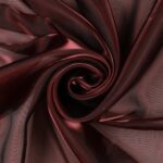 Organza Lucida - al Metro - Rosso Vinaccia