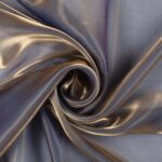 Organza Lucida - al Metro - Blu Riflesso Oro