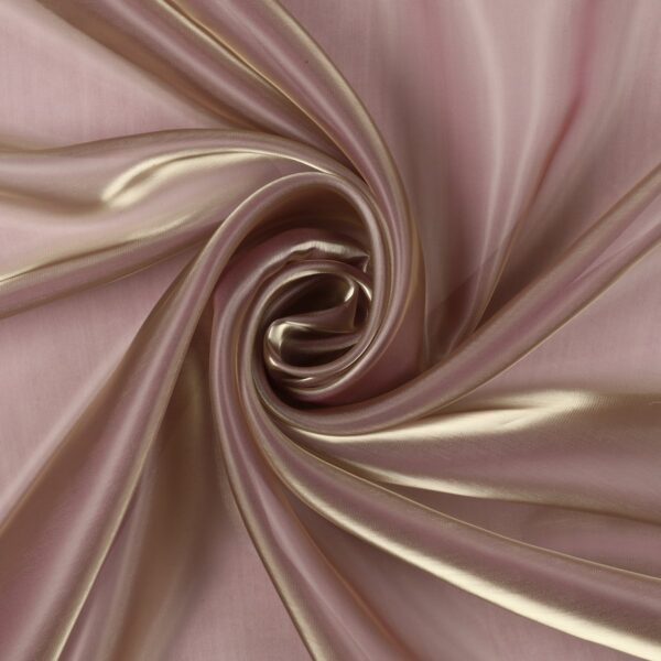Organza Lucida - al Metro - Rosato Riflesso Oro