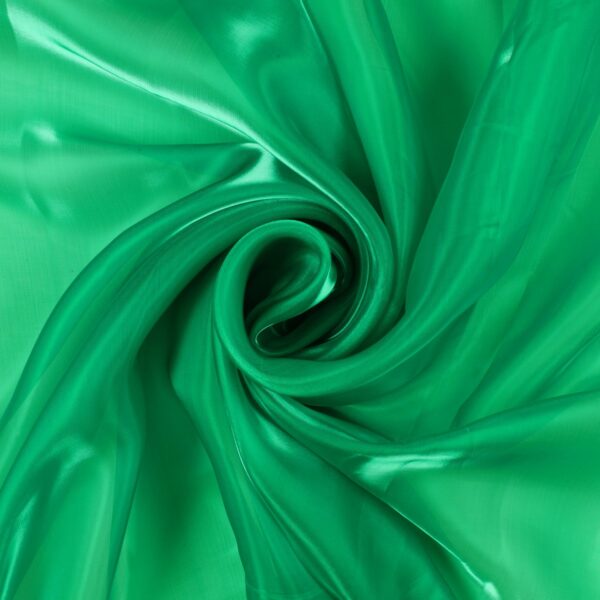 Organza Lucida - al Metro - Verde Bandiera