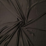 Tessuto Cupro Satin Manoseta Debacato - al Metro - NERO