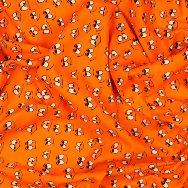 Felpa Garzata Pesante - al Metro - Smile Arancio
