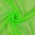 Tessuto Organza Brillè – al Metro – Verde Fluo